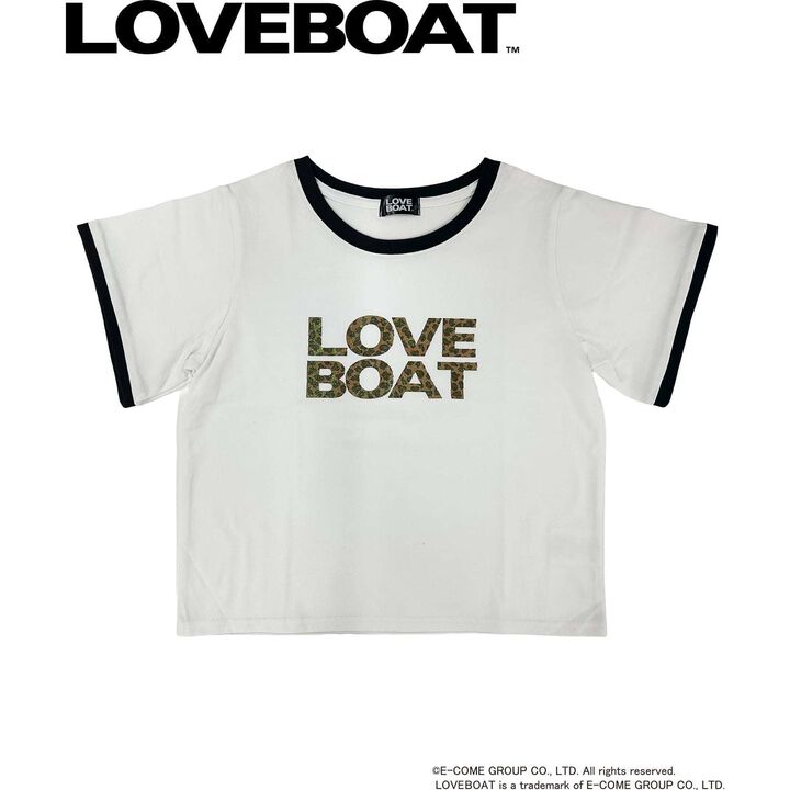 [Parent-Child Matching] LOVEBOAT Ringer T-Shirt (Women's),Sax blue, medium image number 3