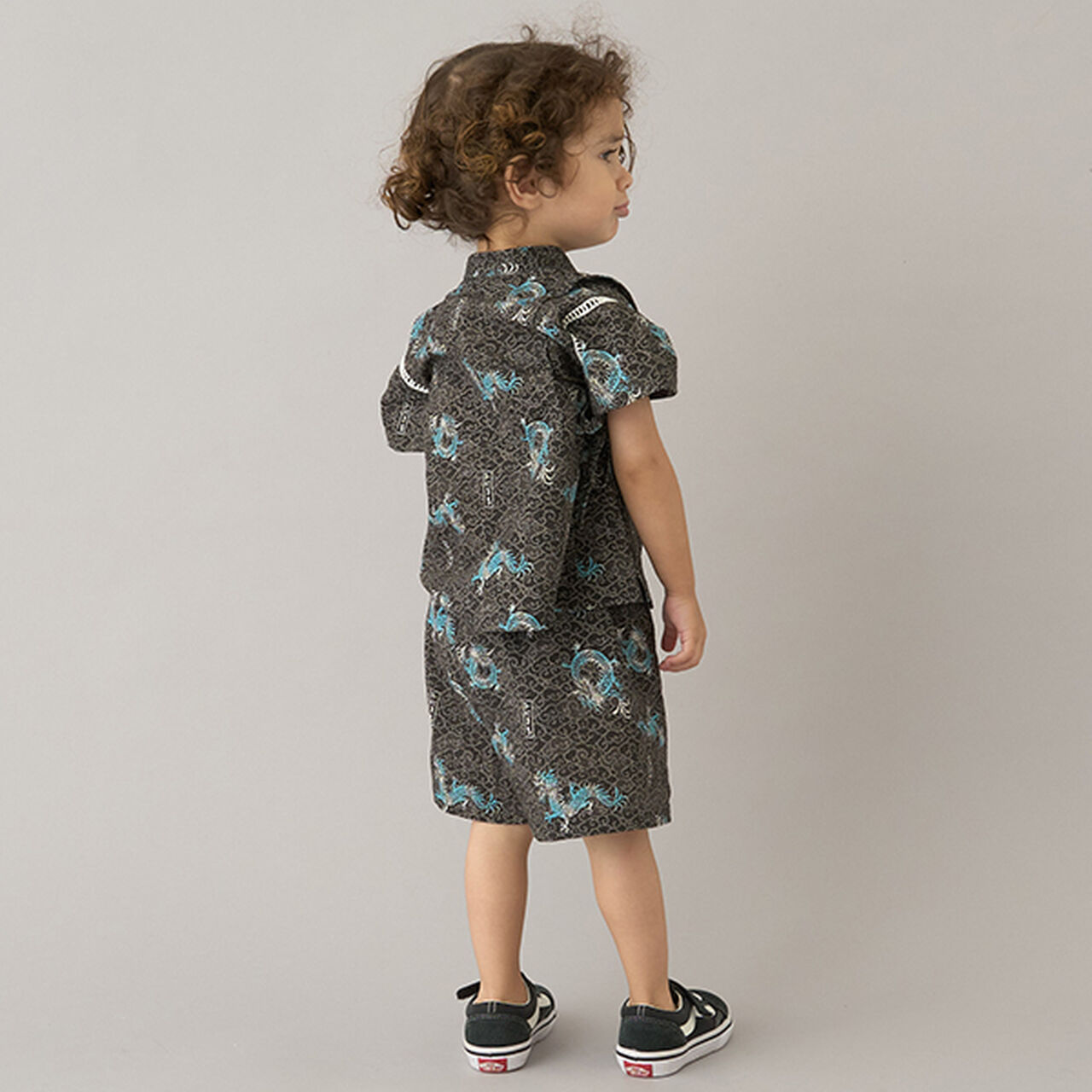 Assorted Boys Jinbei,Charcoal gray, large image number 18