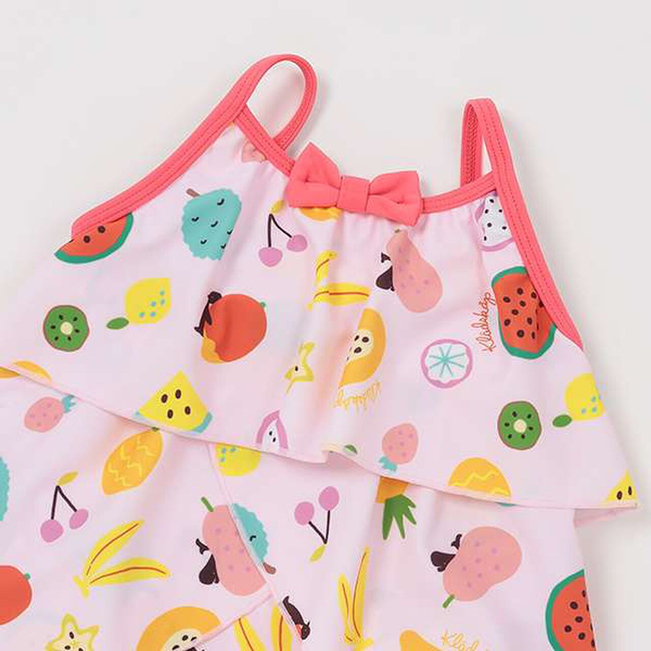 [SWIM] Fruit Pattern One-Piece Swimwear,Pink, large image number 3