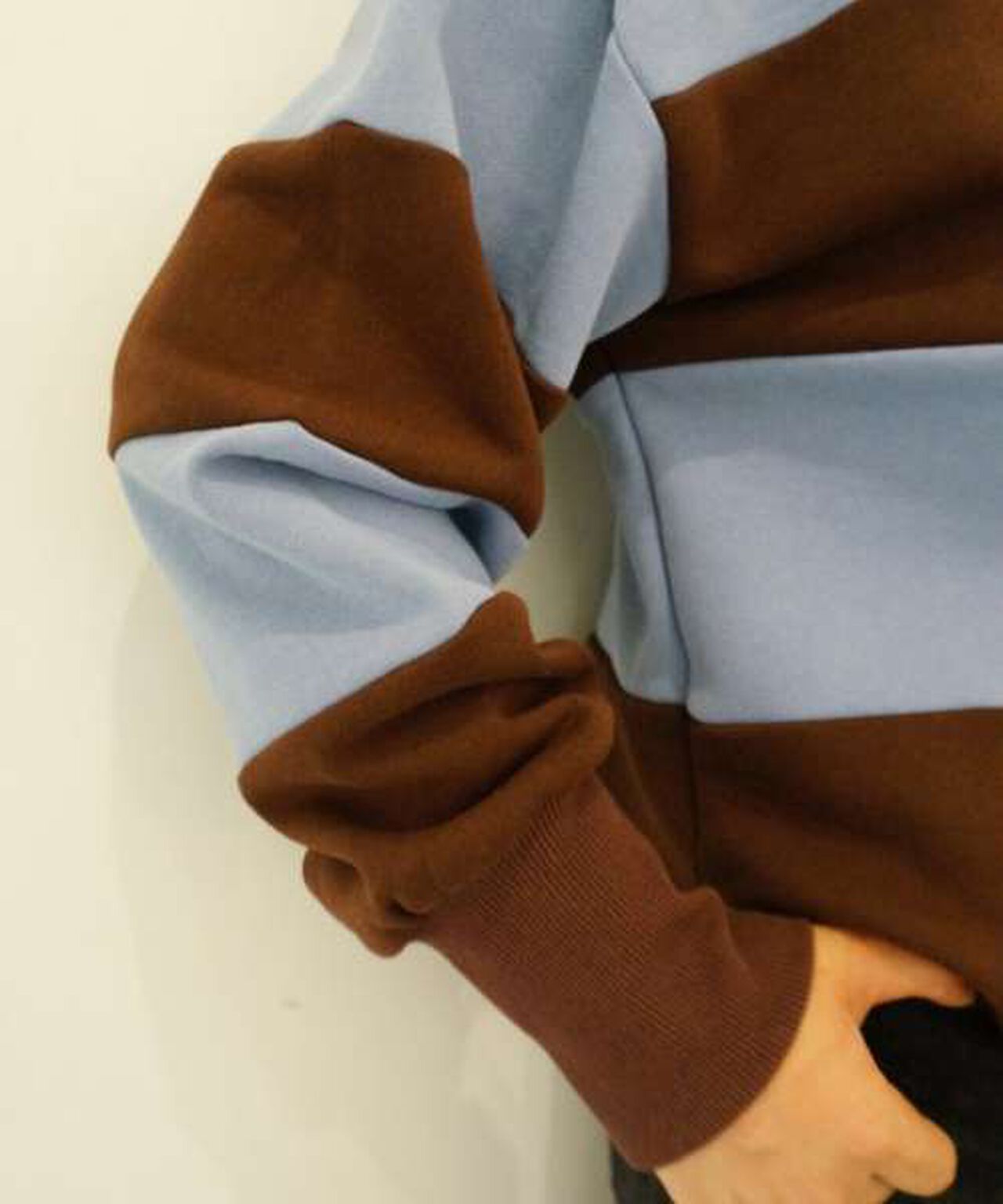 Sweatshirt Polo Shirt,Navy, large image number 9