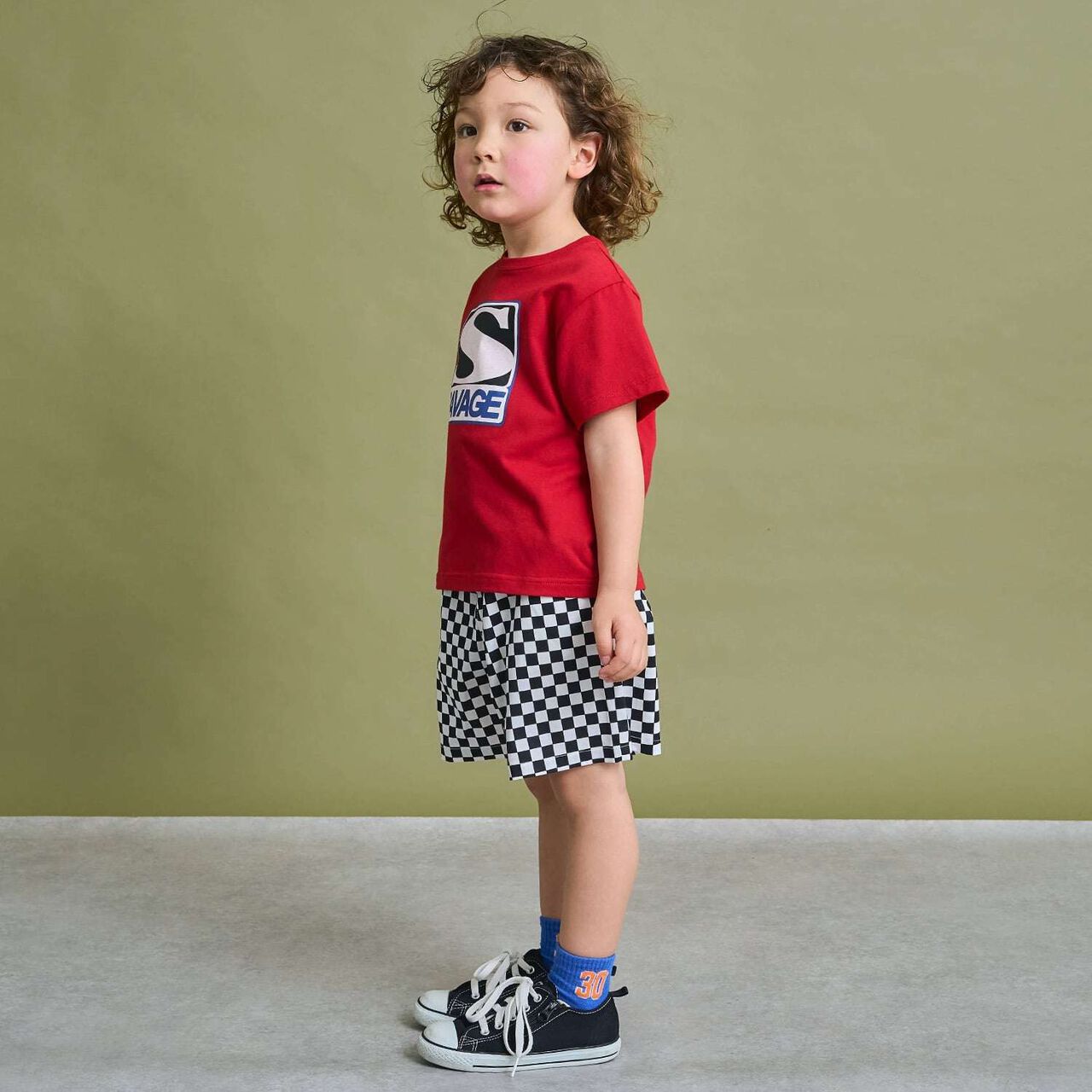 Stretch Easy-Move Assorted All-Over Pattern 4/4 Pants,Off white, large image number 32