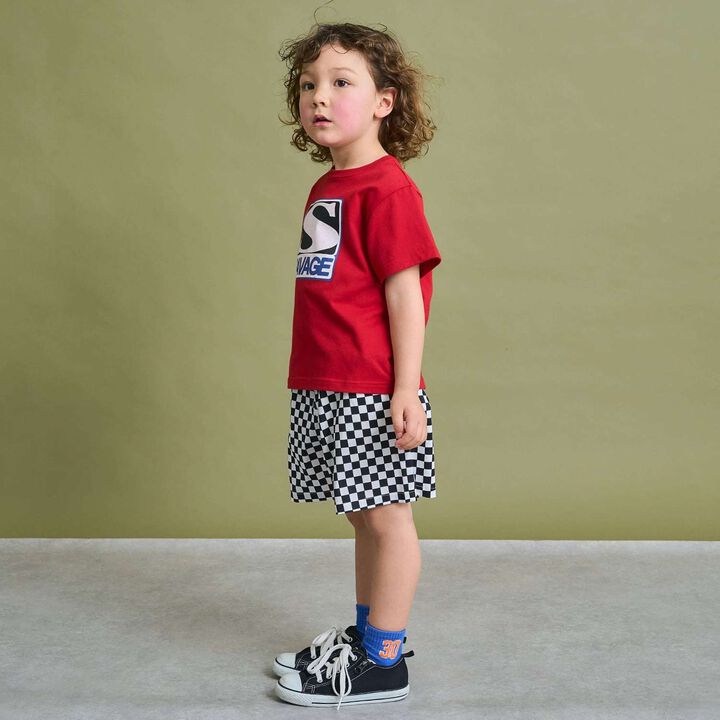 Stretch Easy-Move Assorted All-Over Pattern 4/4 Pants,Off white, medium image number 32