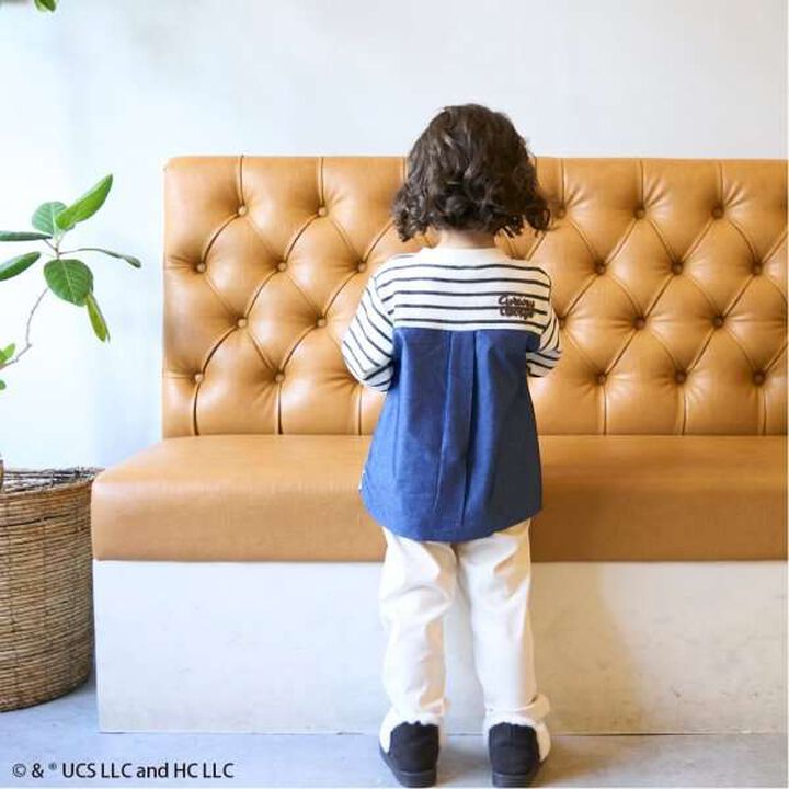 Curious George Embroidered Pants,Brown, medium image number 13