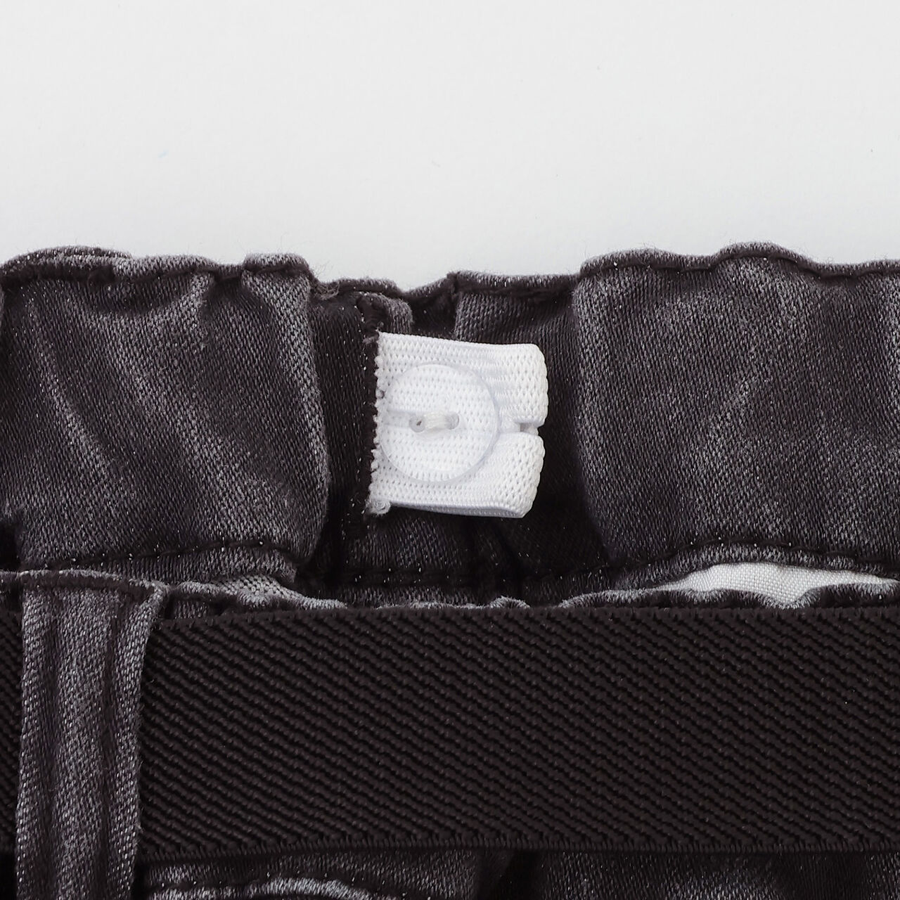 Shorts with Belt,Black, large image number 11