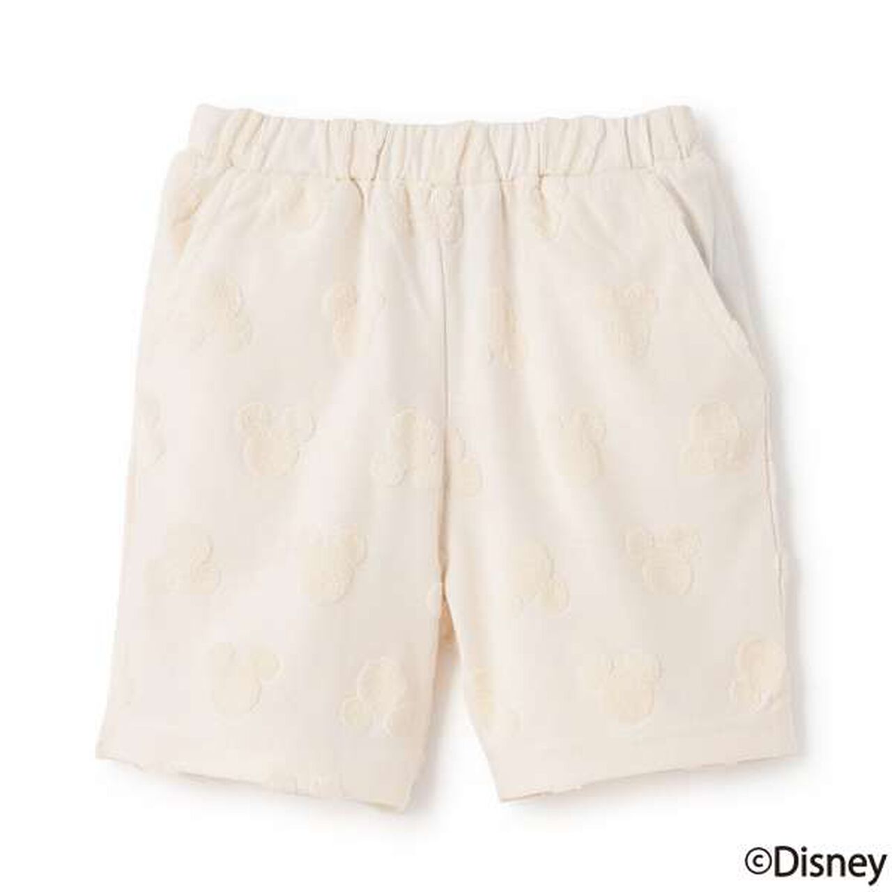 [Disney] Pile Jacquard Half Pants,Pearl white, large image number 0
