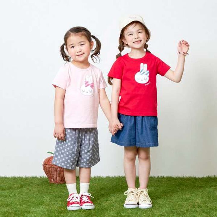 KP Rabbit Back Logo Short Sleeve T-Shirt [100-130],Pink, medium image number 13