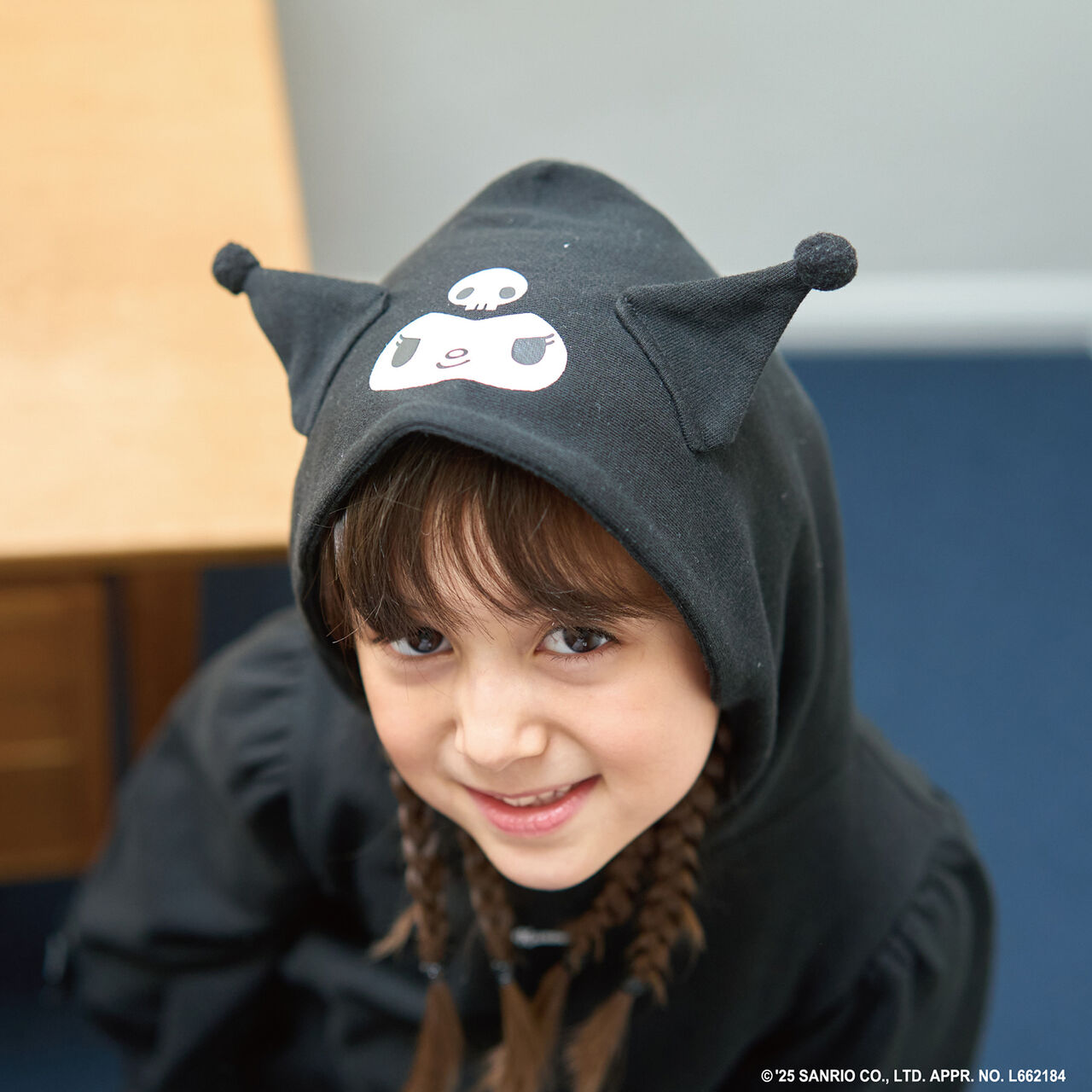 Sanrio Characters Goodbye Pills Fleece Transformation Parka & Flare Skirt Set,Off white, large image number 26