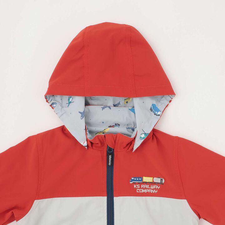 Reversible Vehicle Windbreaker [UV Protection & Water-Repellent Finish],Red, medium image number 15