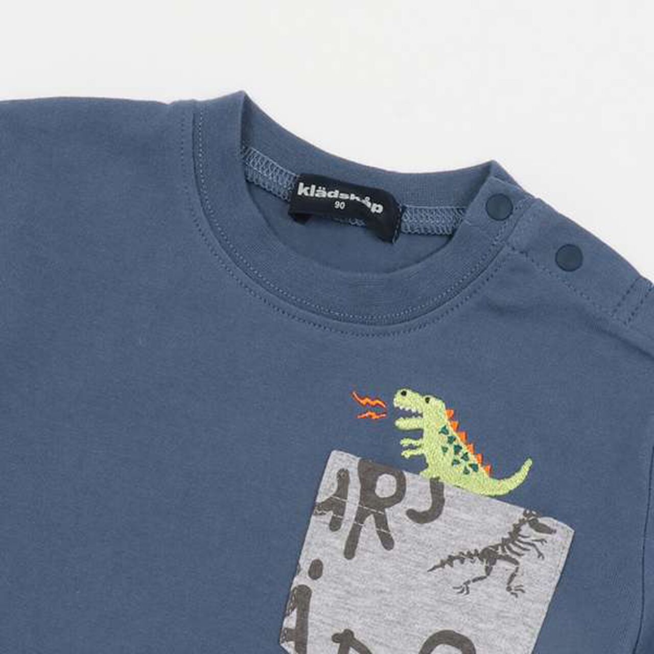 Dinosaur Short Sleeve T-Shirt Outfit Set,Off white, large image number 11