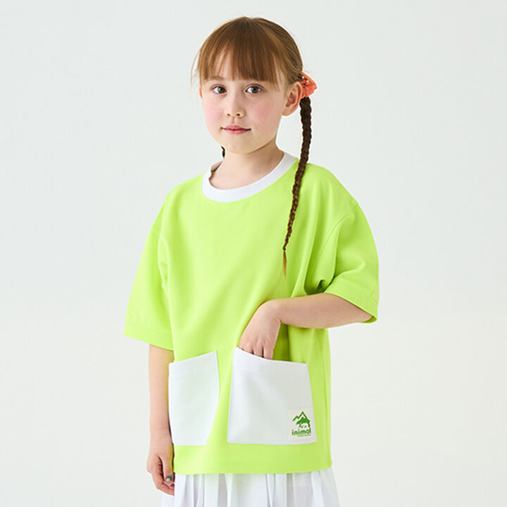 Water-Repellent Ponte Double Pocket T-Shirt,Blue, medium image number 25