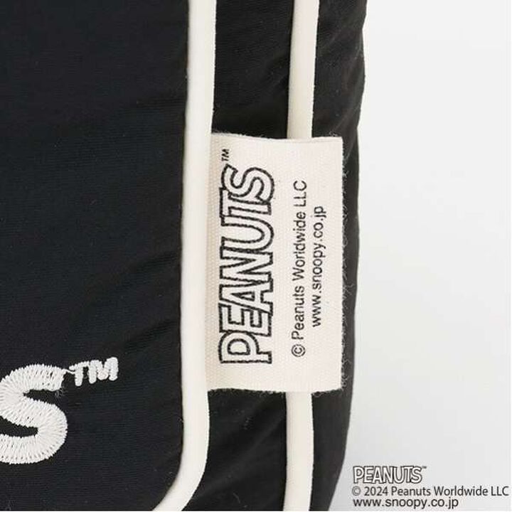 [PEANUTS] Mini Shoulder Bag with Mascot Card Holder,Black, medium image number 17