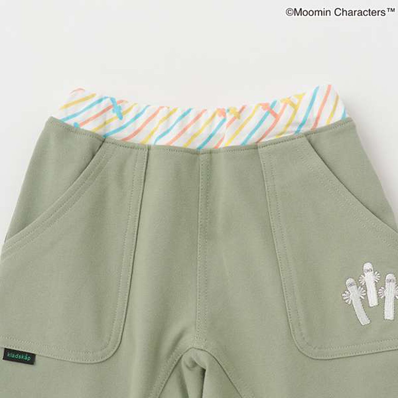 MOOMIN/Character Butt 6-Length Pants,Khaki, large image number 7