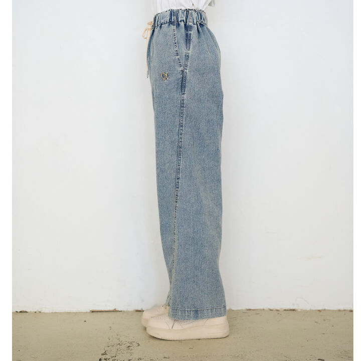 [ME DENIM] Stretch Quick-Dry Easy Pull-On Pants,Gray, medium image number 22