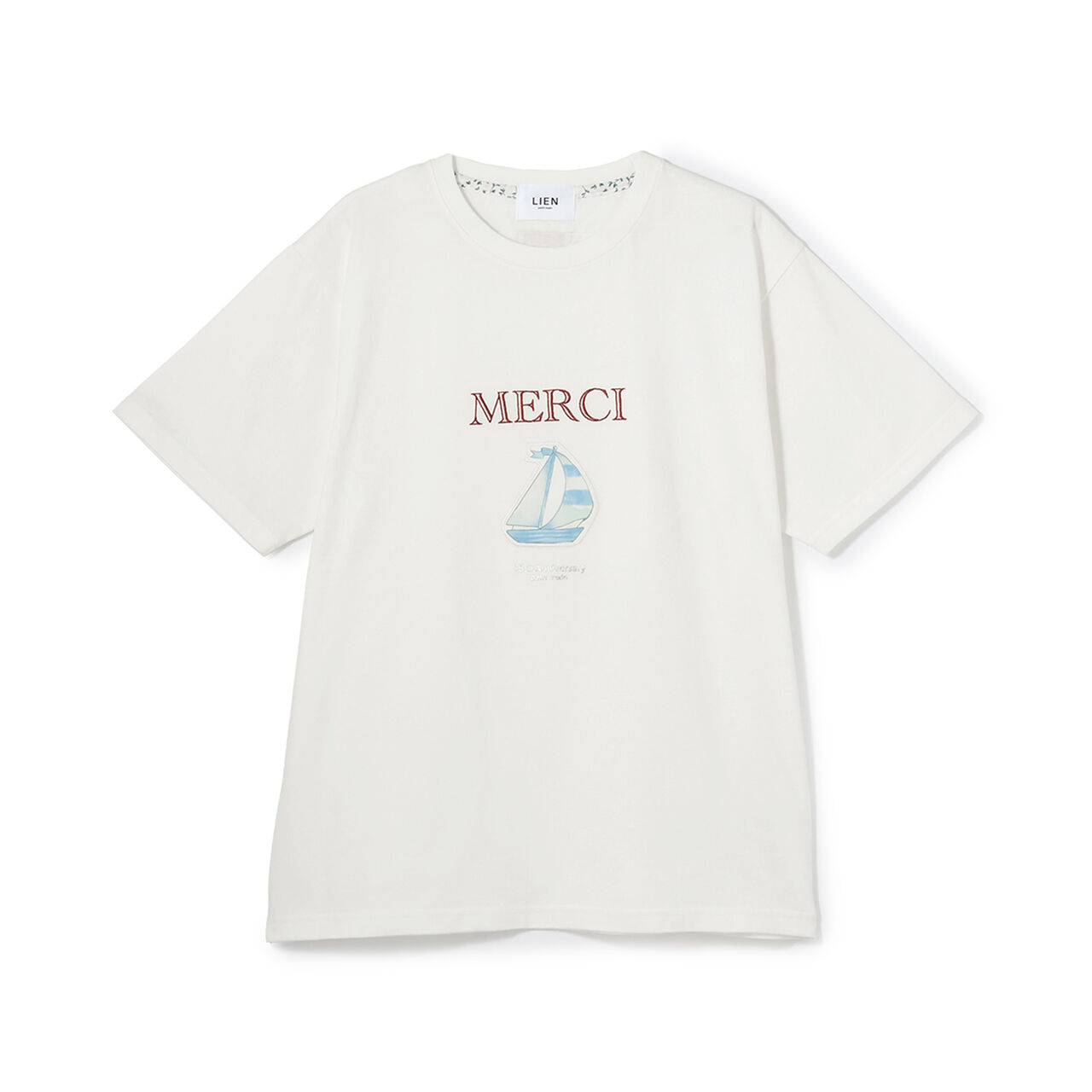 [Parent-Child Matching] [Cool Touch] 15th MERCI Short-Sleeve T-Shirt,Pearl white, large image number 9