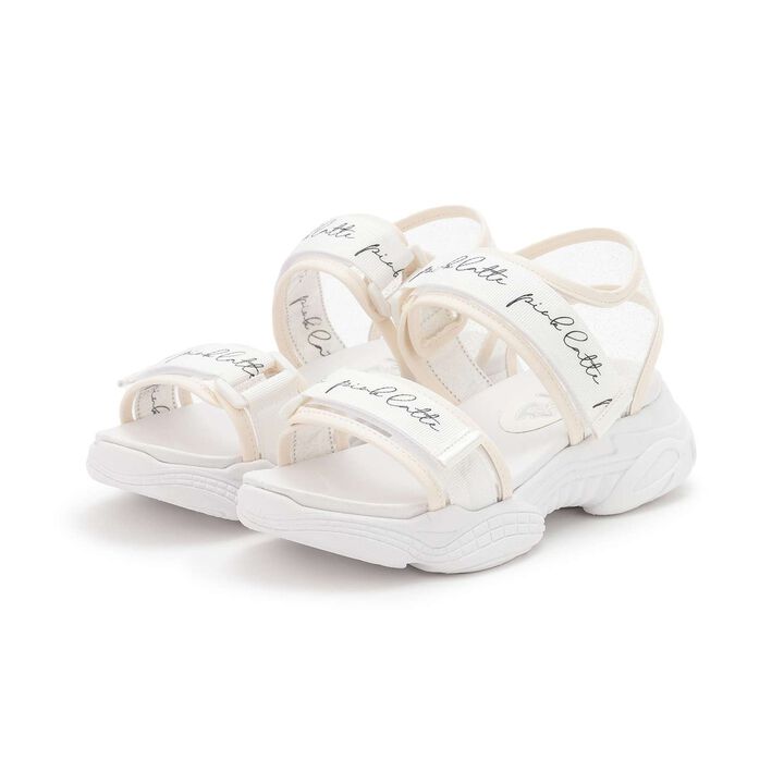 Double Strap Sandals,White, medium image number 7