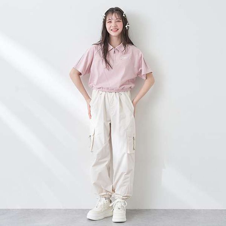 Lame Piping Half-Zip T-Shirt,Navy, medium image number 8