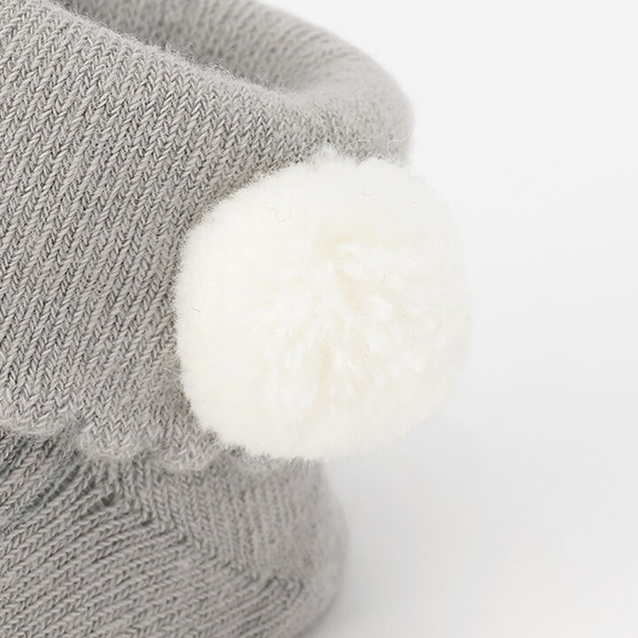 Pom-Pom Socks,Ivory, medium image number 3