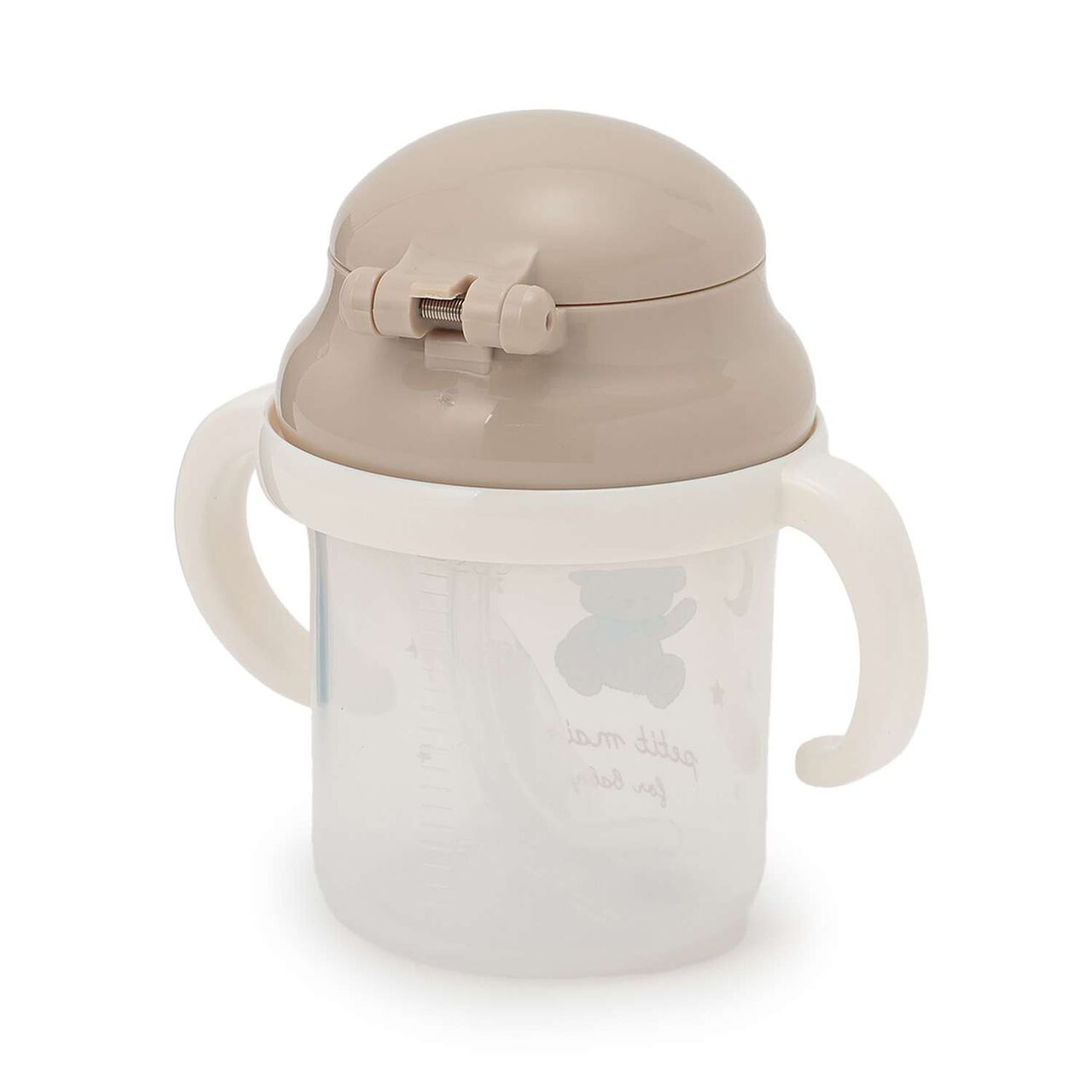 Straw Mug,Beige, large image number 1