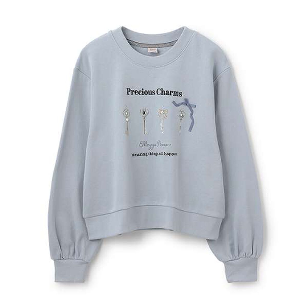 Charming Motif Sweatshirt,Off white, large image number 8