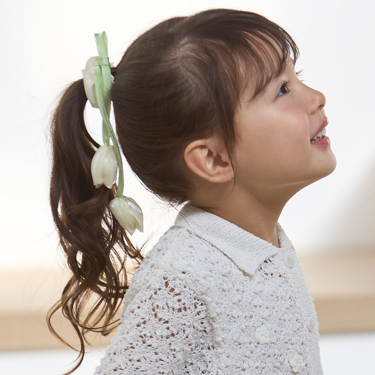 混款髮束/L,米白色, large image number 6