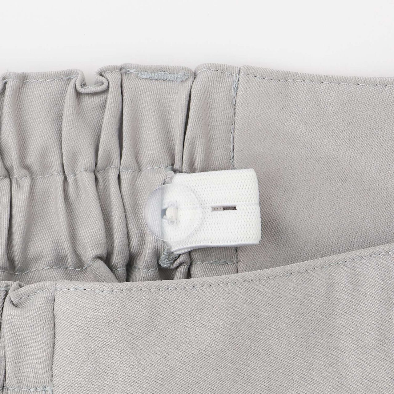 [Easy Care] Pleated Skirt with Belt,Gray, large image number 12