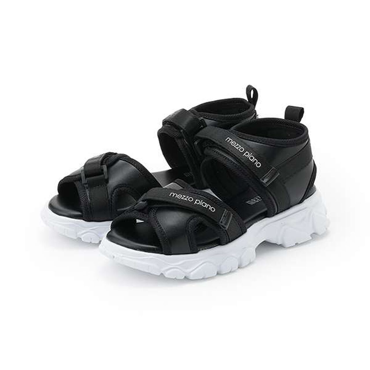 Platform Sports Sandals,White, large image number 11