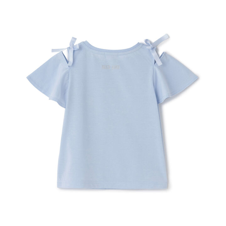 Frozen Elsa 2WAY T-Shirt [Cool Touch, UV Protection, Quick-Dry, Heat Shielding],Sax blue, medium image number 5