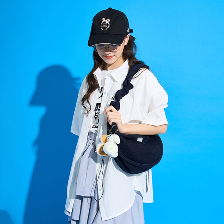 [New Colors Added Due to Popular Demand] [AMI] 5-Minute Sleeve Big Shirt x Compact T-Shirt,Off white, medium image number 6