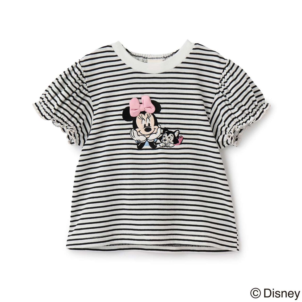 [Disney] Graphic Mellow Short Sleeve T-Shirt,Striped, large image number 8