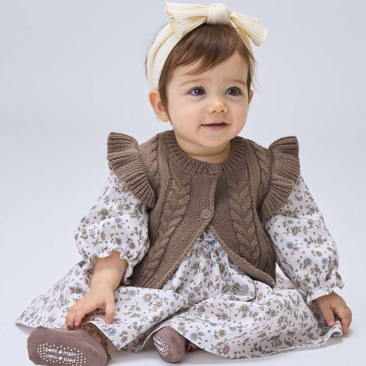 Link - One-Piece Dress with Vest,Ivory, large image number 2