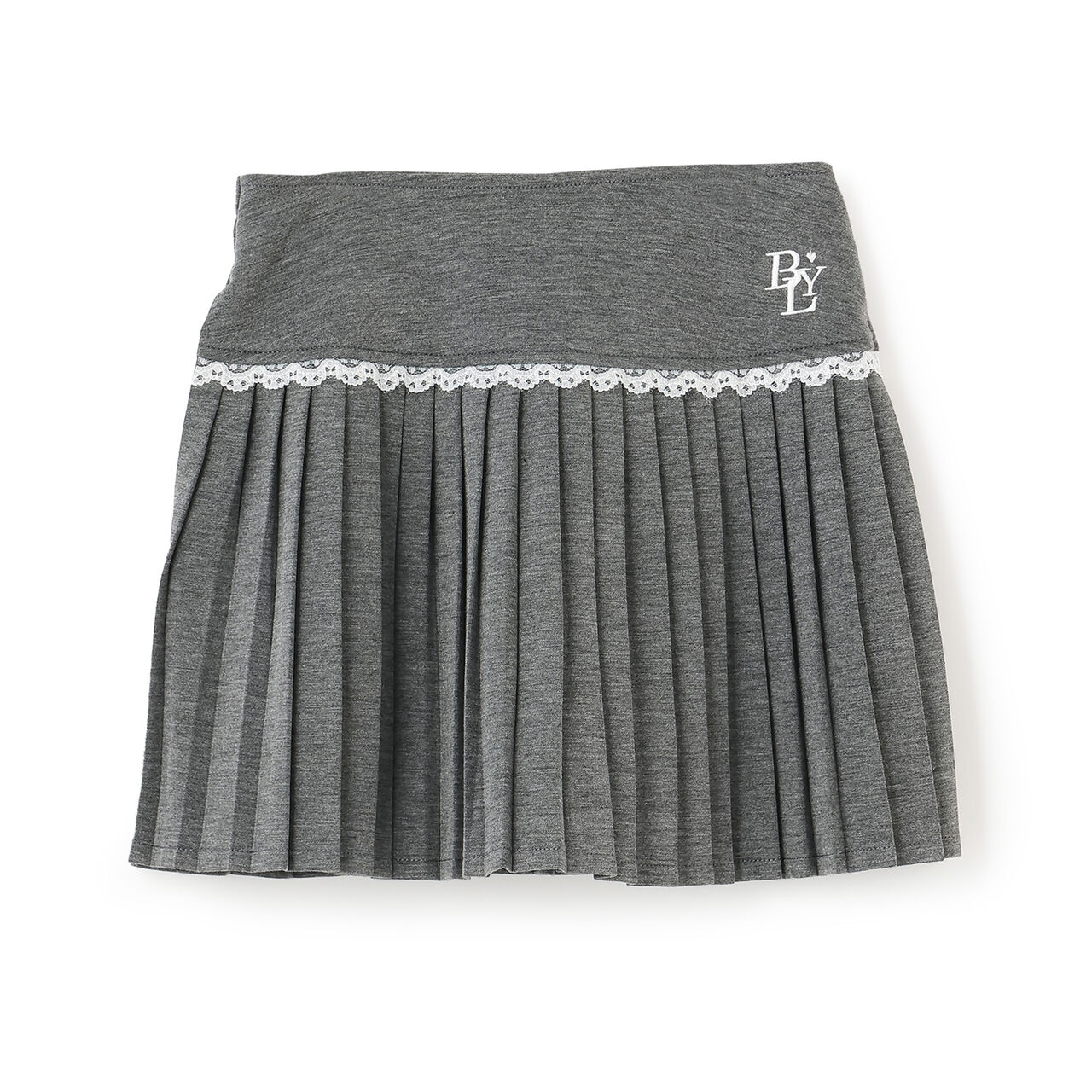 Tiered Pleated Skirt,Green, large image number 9