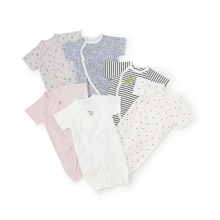 [GOOD PRICE] Short-Sleeve 2 WAY All-in-One,Ivory, medium image number 6