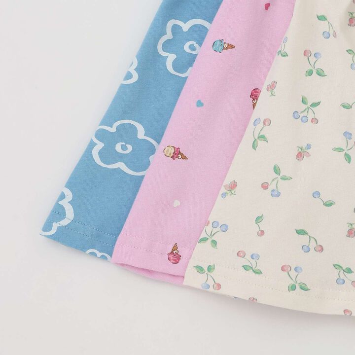 [Web Exclusive] GIRLS Short-Sleeve Pajamas,Ivory, medium image number 7