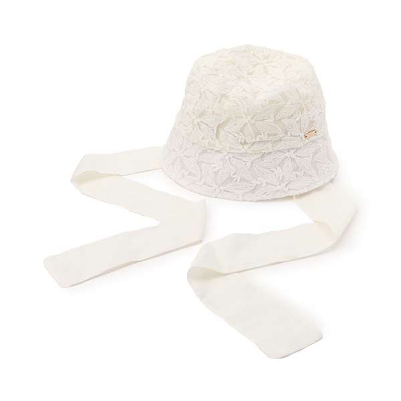 Flower Lace Hat,Off white, large image number 0