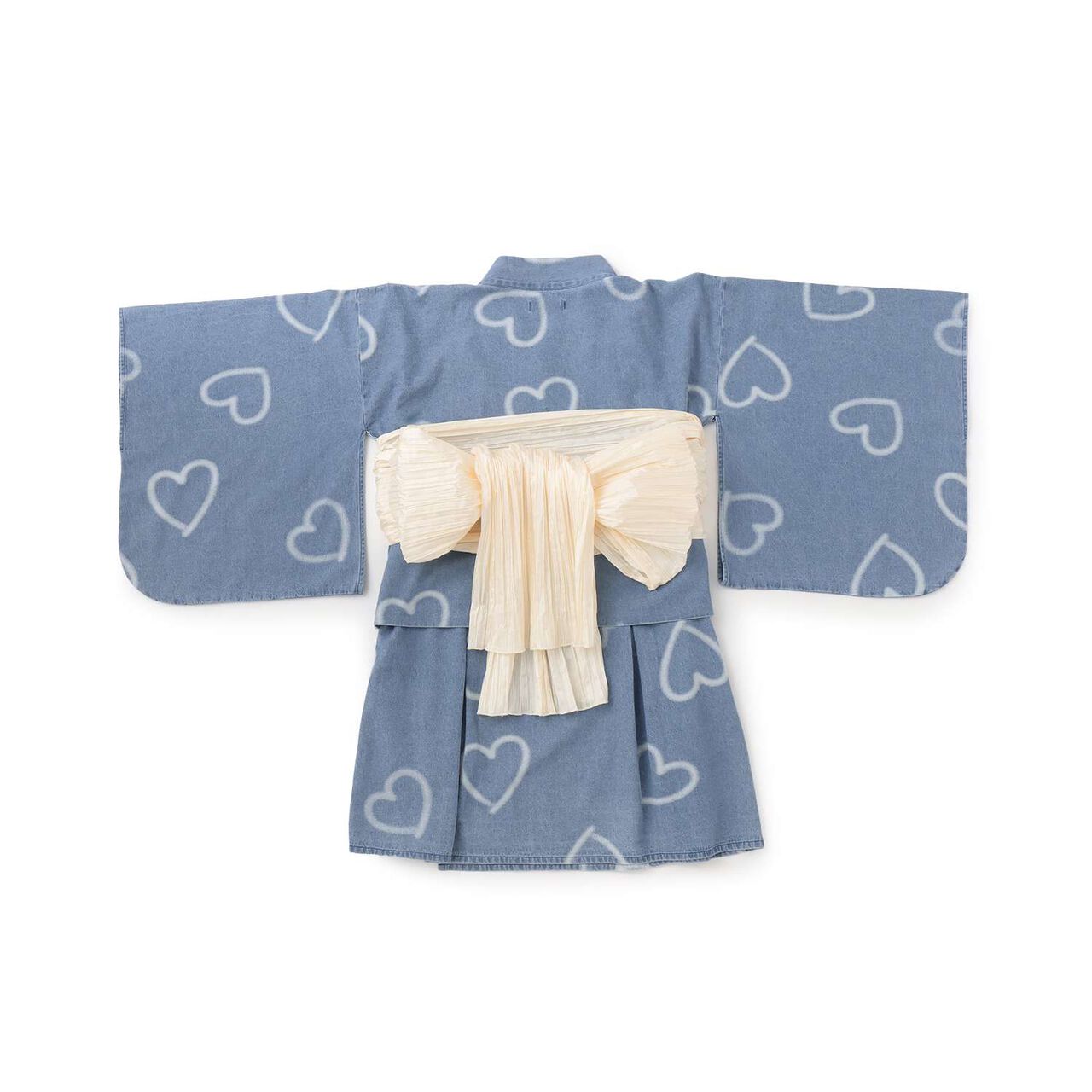 Denim Mini 2WAY Yukata,Navy, large image number 12