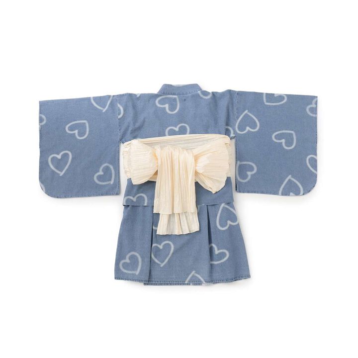 Denim Mini 2WAY Yukata,Navy, medium image number 12