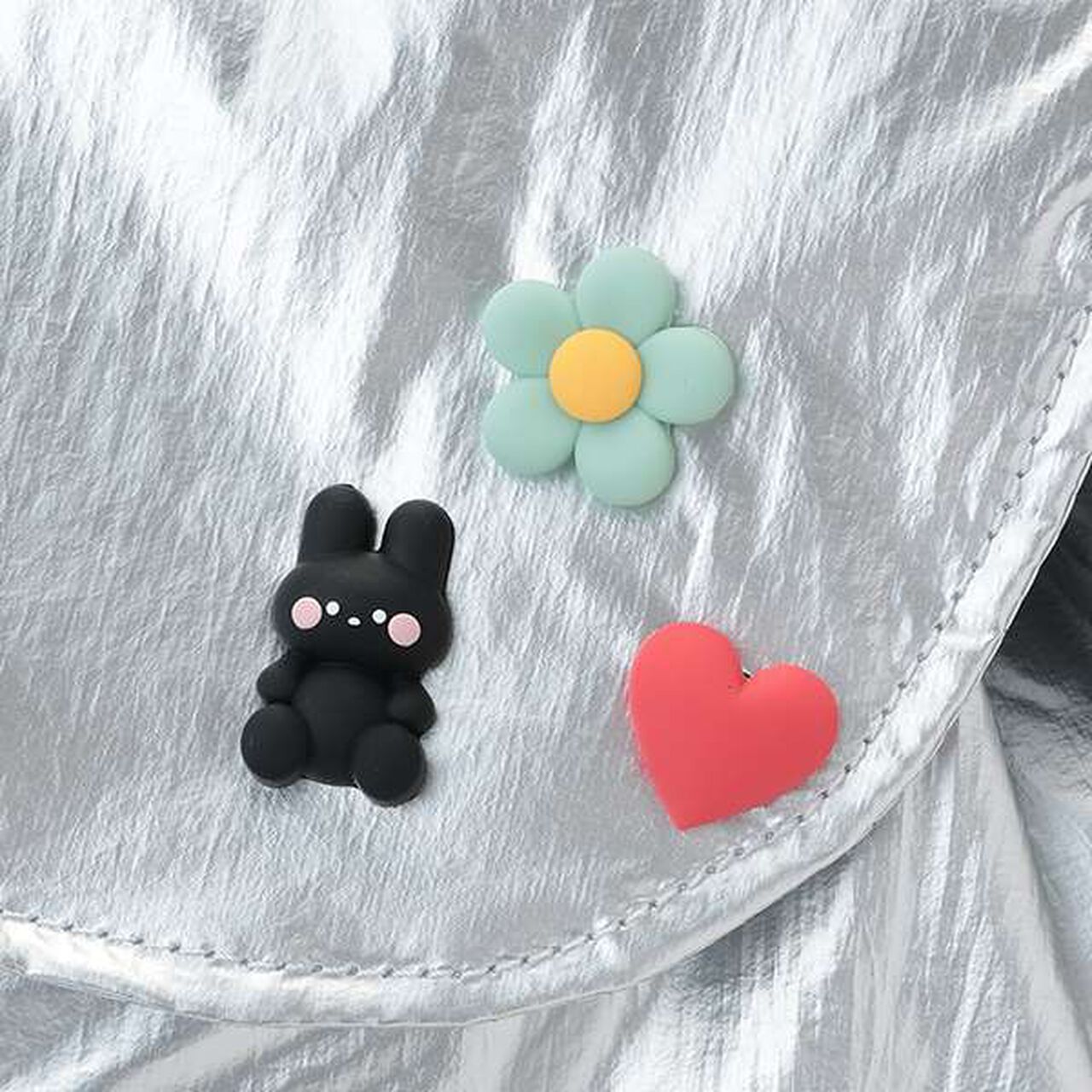 Flower Silicone Custom Parts,Black, large image number 3