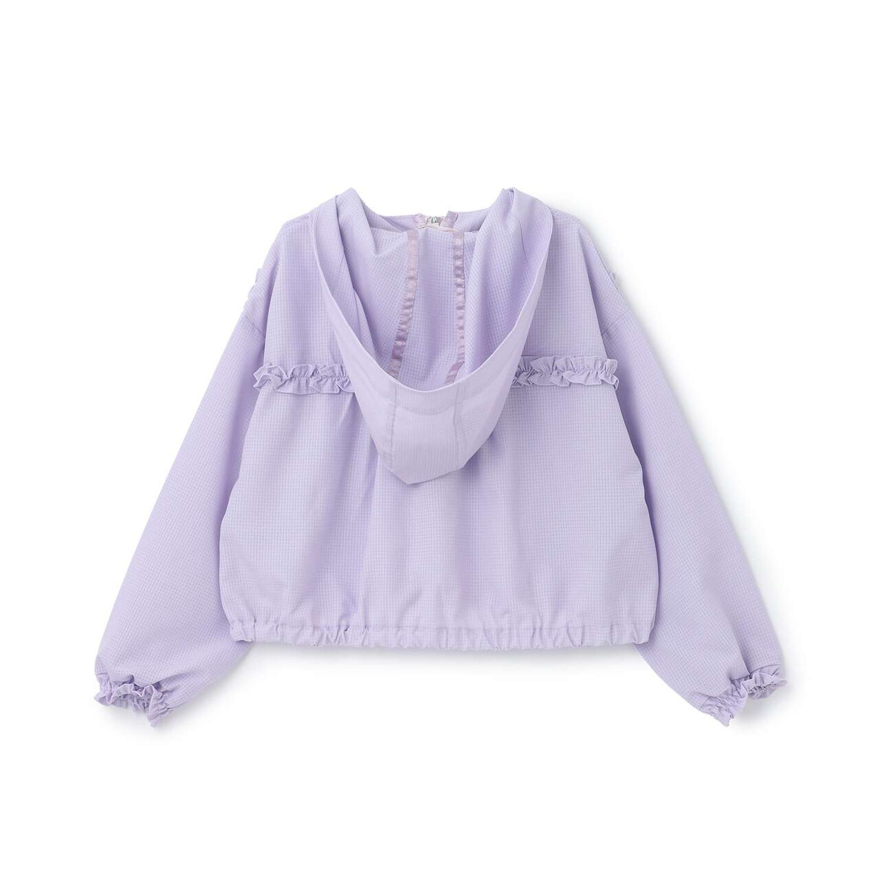 UV Protection Frill Bomber Jacket,Pearl white, large image number 1