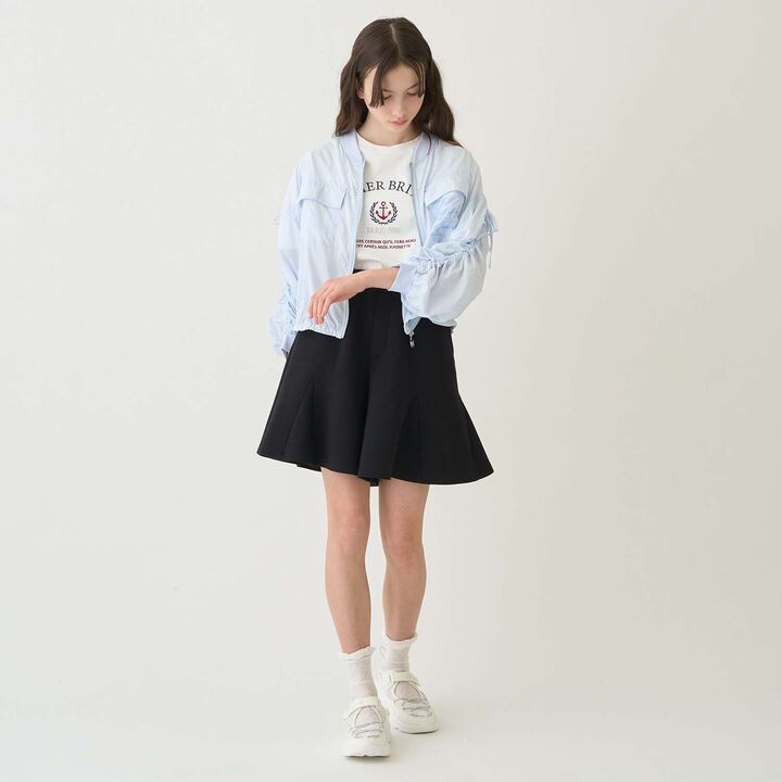 Lace Pattern Crew Socks,Off white, medium image number 9