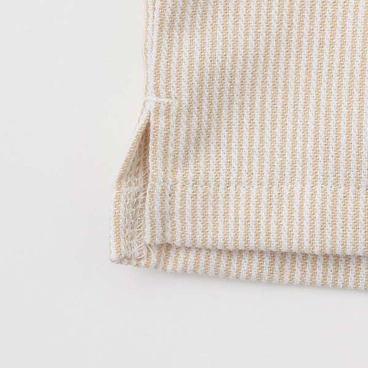 Woven Short-Sleeve Outfit Set,Striped, medium image number 2