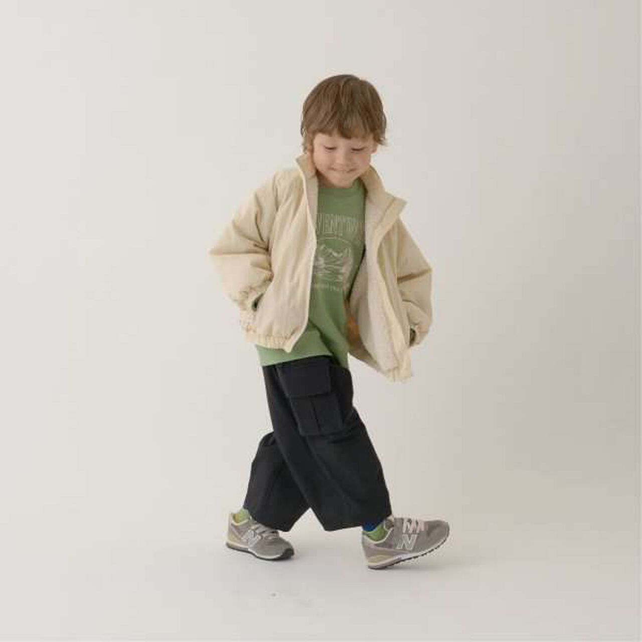 Reversible Oversized 2-Way Jacket,Navy, large image number 1