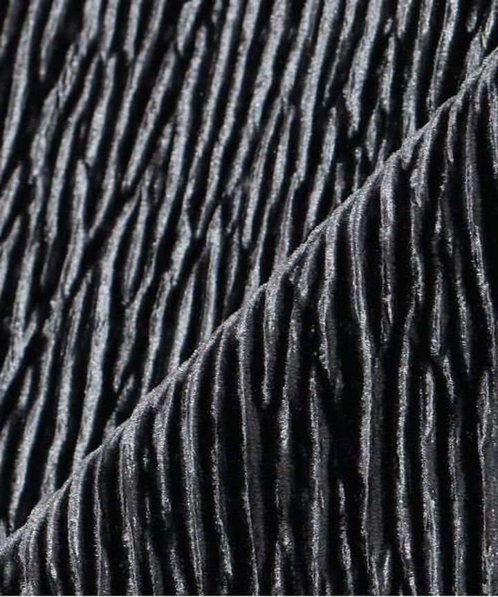 Velour Pleated Skirt,Blue gray, medium image number 9