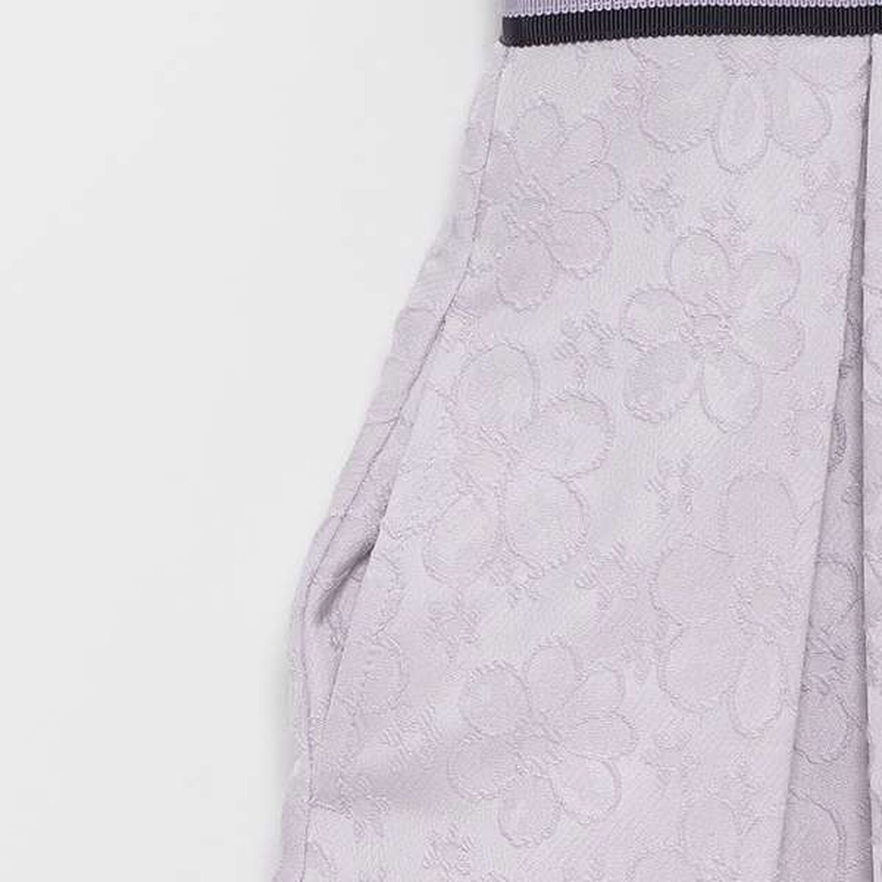 Kids Bolero Jacket + Jacquard Dress Set,Lavender, large image number 2