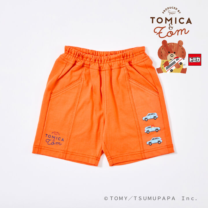 Tomica & Tom Half Pants,Orange, medium image number 0