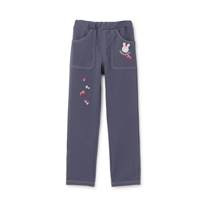 Rabbit Embroidery Cut Leggings,, medium