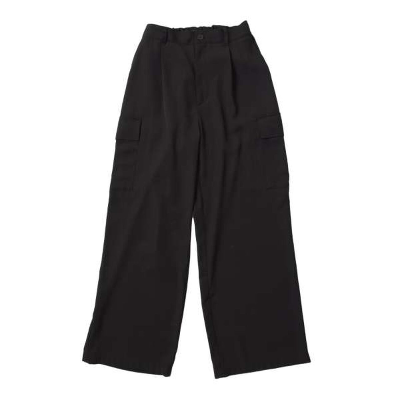 [Set Up Compatible] Soft Cargo Pants,Black, large image number 6