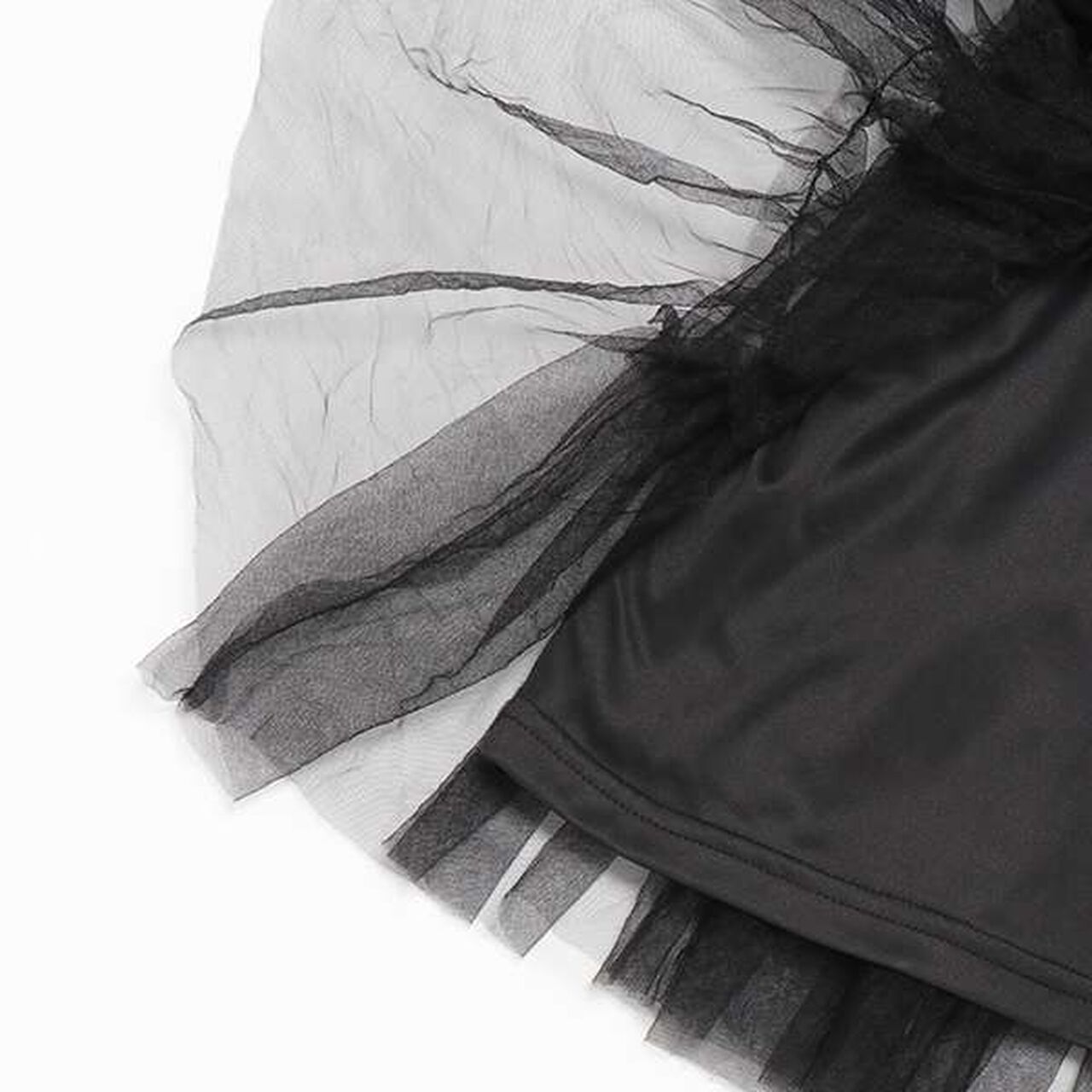Tulle Tiered Skirt,Ivory, large image number 8