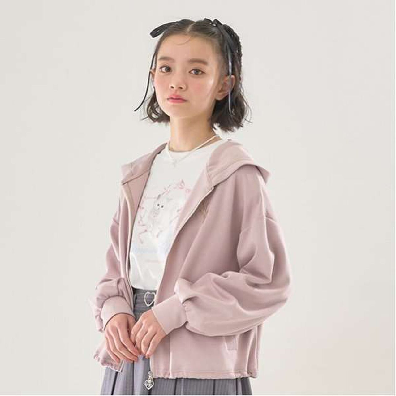 [GOOD PRICE] Bonjour Chaton Long-Sleeve T-Shirt,Black, large image number 9