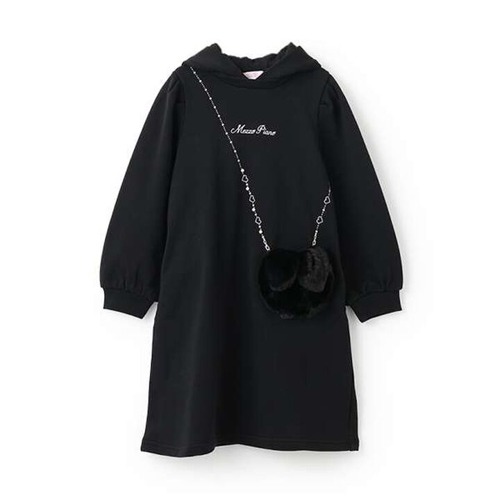 Bunny Pouch One-Piece Dress,Pink, medium image number 17