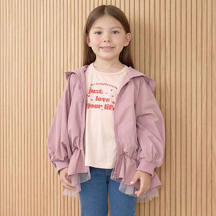 Peplum Silhouette Windbreaker,Black, medium image number 19